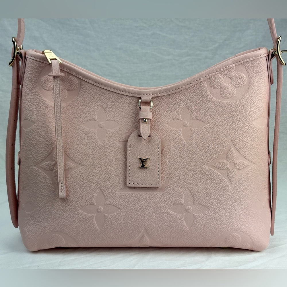 LOUIS VUITTON PINK OPAL CARRYALL PM- limited edition, spring 2024